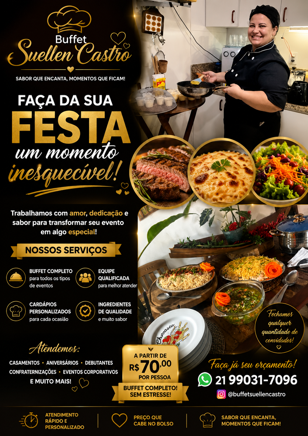 Buffet Suellen castro