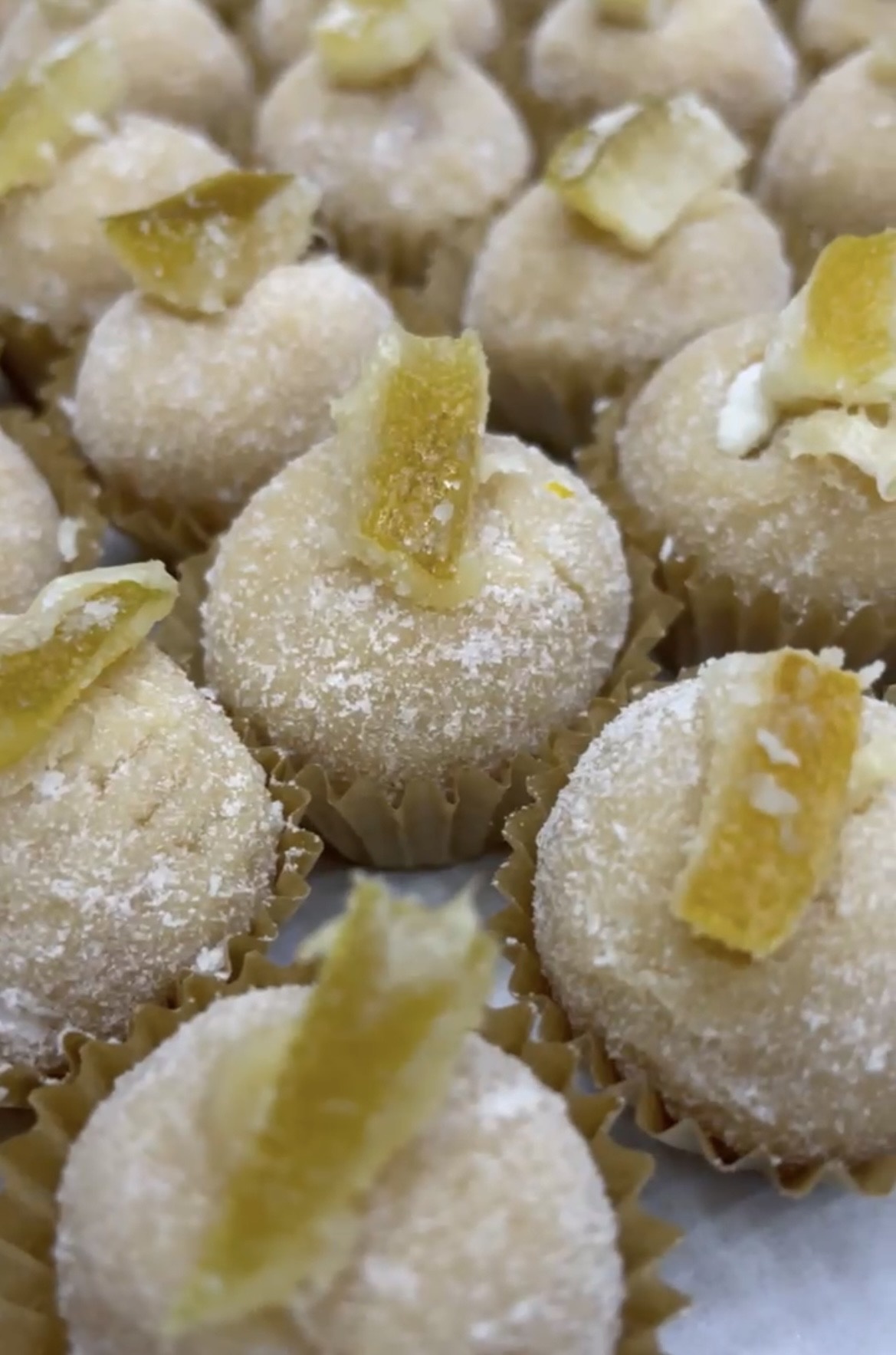 Brigadeiro de limão siciliano